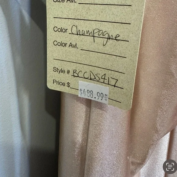Elegant Gold Evening Gown